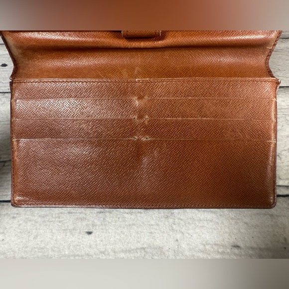 Louis Vuitton Portefeuille Sarah Long Bifold Wallet Monogram Canvas Leather - Picture 8 of 16